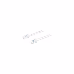 Paquet de 100 pcs LED 5 mm blanc cristal Electro Dh 12.675/5/B/C/20K 8430552108763 Caractéristiques Section des capsules Ø5 m ...