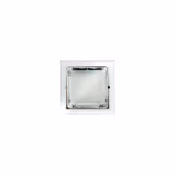 Kit de downlight carré pour ampoules basse consommation. Inclus : Protecteur d'éclairage conçu pour contenir deux ampoules à  ...