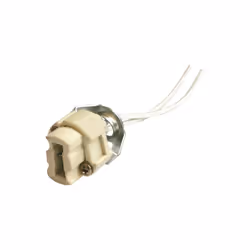G9 bi-pin porte lampe halogène sans soporte 250 V Avec 15 cm de câble en fibre de verre Electro DH. 12.073/SS Caractéristique ...