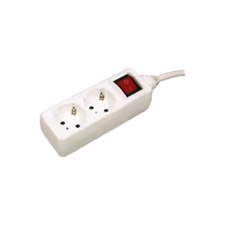 Socle multiple avec 2 prises + interrupteur de 1,5 m Electro DH 36.192 Description : - Base multiple avec 2 prises + interrup ...