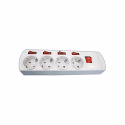 4 prises avec interrupteurs indépendants Electro DH 36.188 Caractéristiques : - Réf. 36.188 - Nº de prises 4 - Puissance maxi ...