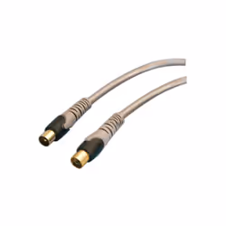 Connexion d'une antenne de télévision de haute qualité. Caractéristiques Câble longueur 1'5 m type RG-59 Type de connecteur 1 ...