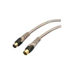 Electro Dh - Connexion d'antenne de télévision de haute qualité de couleur dorée 36.990/1.5 8430552137923