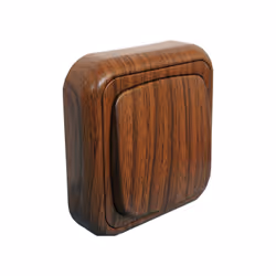 Interrupteur de surface. Caractéristiques Tapez switch Couleur bois Intensité maximale 10A/250V~