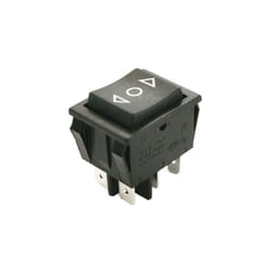Electro Dh - 11.405.ITPR Interrupteur bipolaire à 3 positions avec retour 16A/250V Faston on-off Couleur Noir 8430552140398