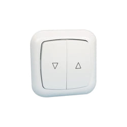 Bouton-poussoir double pour stores, marquises, rideaux Electro Dh Encastré 36.530/PE 8430552140626