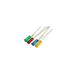 7,2mm 230v led Pilote avec 200mm Câbles Rouge 12.853/r
