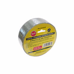 Ruban adhésif antidérapant de 5m. Adhésif très résistant. Revêtement de grains de polyuréthane, idéal pour les surfaces qui n ...