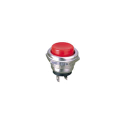 Bouton poussoir encastré Arrêt-(on) Sommeil ouvert 2a/250vac Rouge 11.533.p/r