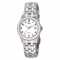 Montre classique Lotus Steel 15150/A homme blanc