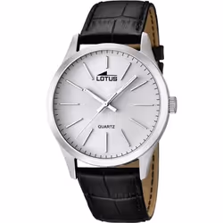Montre Lotus Minimalist 15961/1 acier et cuir noir