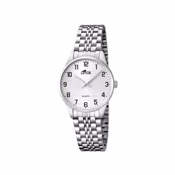 Lotus Steel montre classique 15884/1 femme blanc