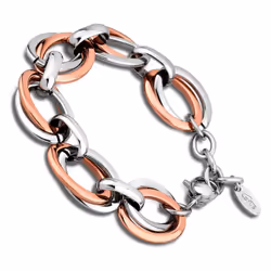 Bracelet Lotus Style LS1616/2/3 acier créoles roses