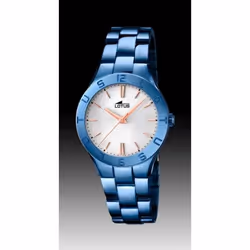 Montre Femme - Lotus - 18249/1 - Acier - Bleu Électrique - Étanchéité 5 Atm