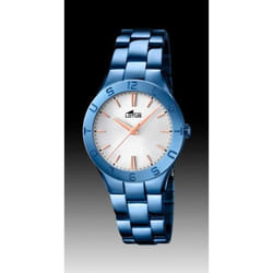 Montre Femme - Lotus - 18249/1 - Acier - Bleu Électrique - Étanchéité 5 Atm