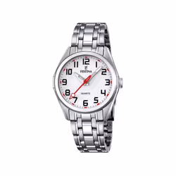 Festina - F16903-1 - Montre Homme - Quartz Analogique - Cadran Argent - Bracelet Acier Argent