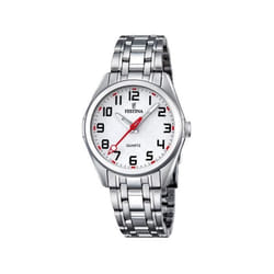 Festina - F16903-1 - Montre Homme - Quartz Analogique - Cadran Argent - Bracelet Acier Argent