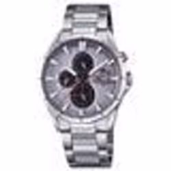 LOTUS Montre homme Multifunction analogique Quartz acier inoxydable argent UL18319-3