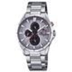 LOTUS Montre homme Multifunction analogique Quartz acier inoxydable argent UL18319-3