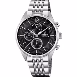 Montre Festina Timeless Chronographe F20285/4 acier