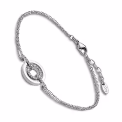 Bracelet Lotus Style LS1868-2/1 acier zircons