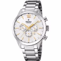 Montre Festina Timeless Chronographe F20343/1 acier