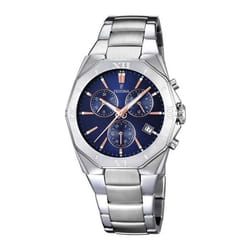 Montre - Festina - F167576 - Quartz - 5ATM - Bleu Argenté - Analogique