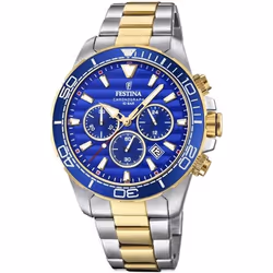 Montre - Festina - F20363/2 - Chronographe - Quartz - Étanche 10 Atm - Bicolore