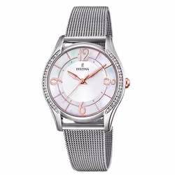 Montre Festina F20420/1 femme acier nv°car.