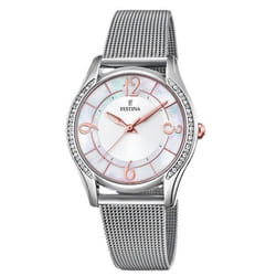Montre Festina F20420/1 femme acier nv°car.