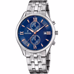 Montre Festina Timeless Chronograph F6854/6 acier
