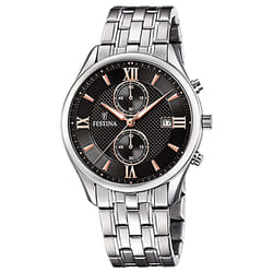 Festina Montre Homme F6854/7 Noir Argenté
