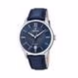 Montre Homme FESTINA - Cuir Bleu - Etanche 5 ATM - Mouvement Quartz