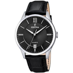 Montre Festina Classic acier F20426/3 cuir et acier