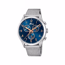 Montre LOTUS MINIMALIST 18637/3 acier homme bleu