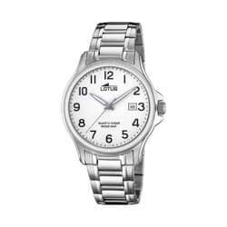 Lotus Steel montre classique 18645/1 homme blanc