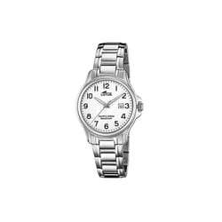 Lotus Steel montre classique 18655/1 femme blanc