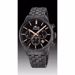Lotus Chrono 18668/2 montre homme acier rose
