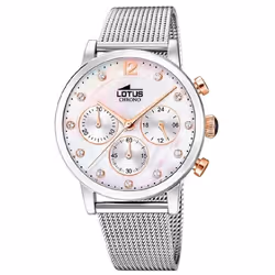 Montre Chronomètre Femme Lotus Trendy 18676/1 Acier
