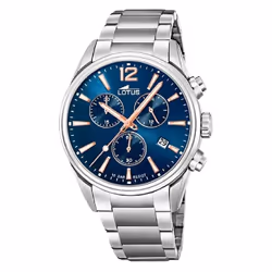 Montre homme Lotus Chrono 18690/2 bleu acier