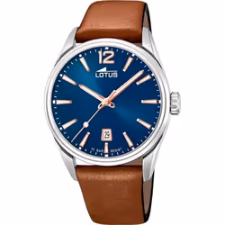 montre homme Lotus Chrono 18693/2 acier et cuir