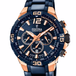 Montre Festina Chrono Bike F20524/1 homme acier IP rose