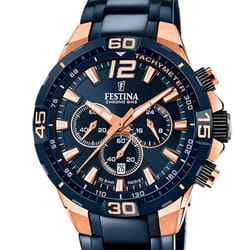 Montre Festina Chrono Bike F20524/1 homme acier IP rose