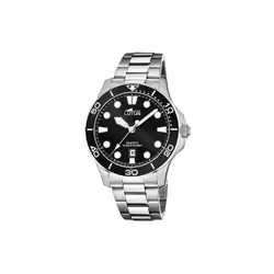 Montre Lotus Excellent 18759/3 acier homme noir