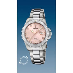 Montre Festina Boyfriend F20503/2 femme acier rose