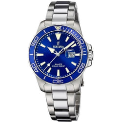 Montre Festina Boyfriend F20503/3 femme bleu acier