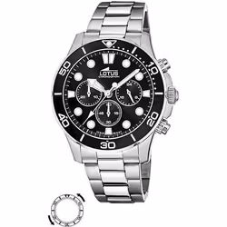 Montre chronographe en acier Lotus Excellent 18756/3