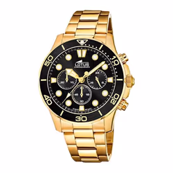 Montre chronographe en or Lotus Excellent 18758/3