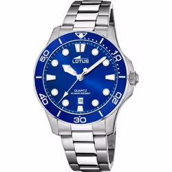 Montre Lotus Excellent 18762/1 acier femme bleu