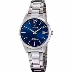 Montre Festina Classic acier F20509/3 femme bleu